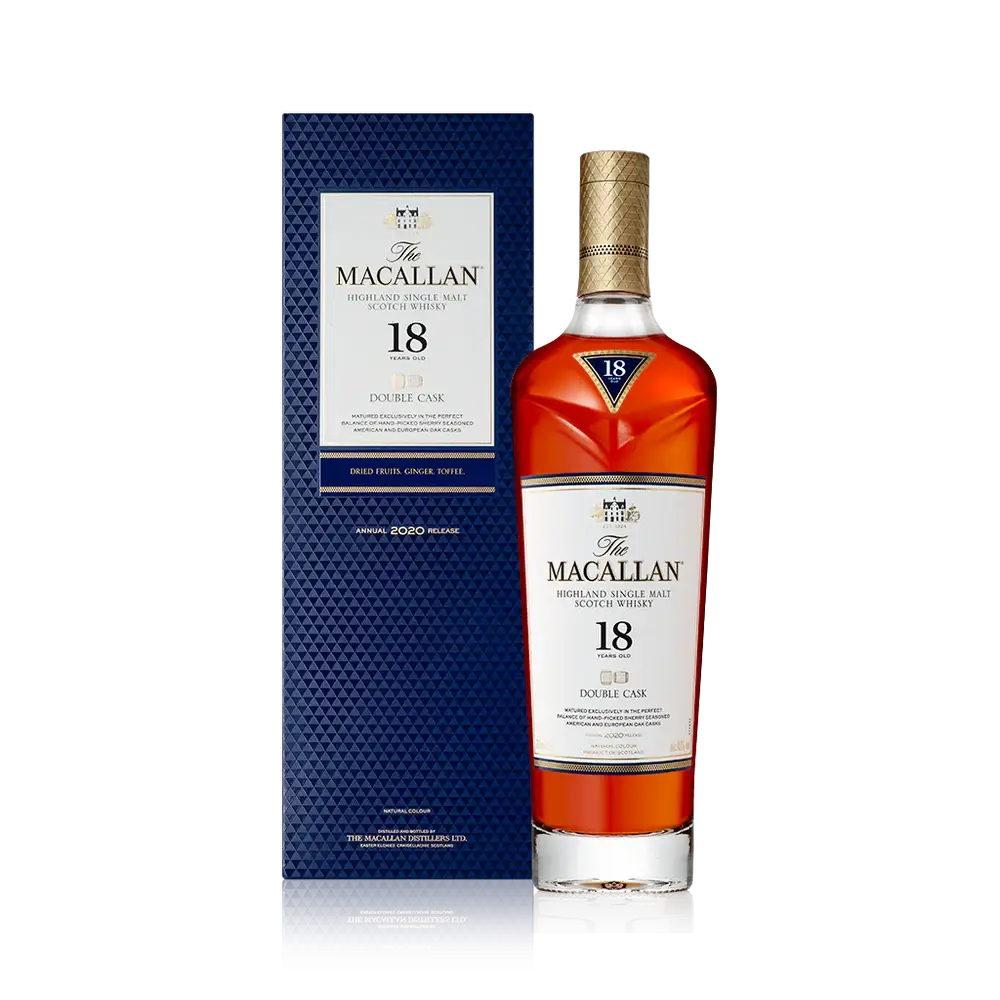 The Macallan Double Cask 18 Years Old 750Ml Bottle Image