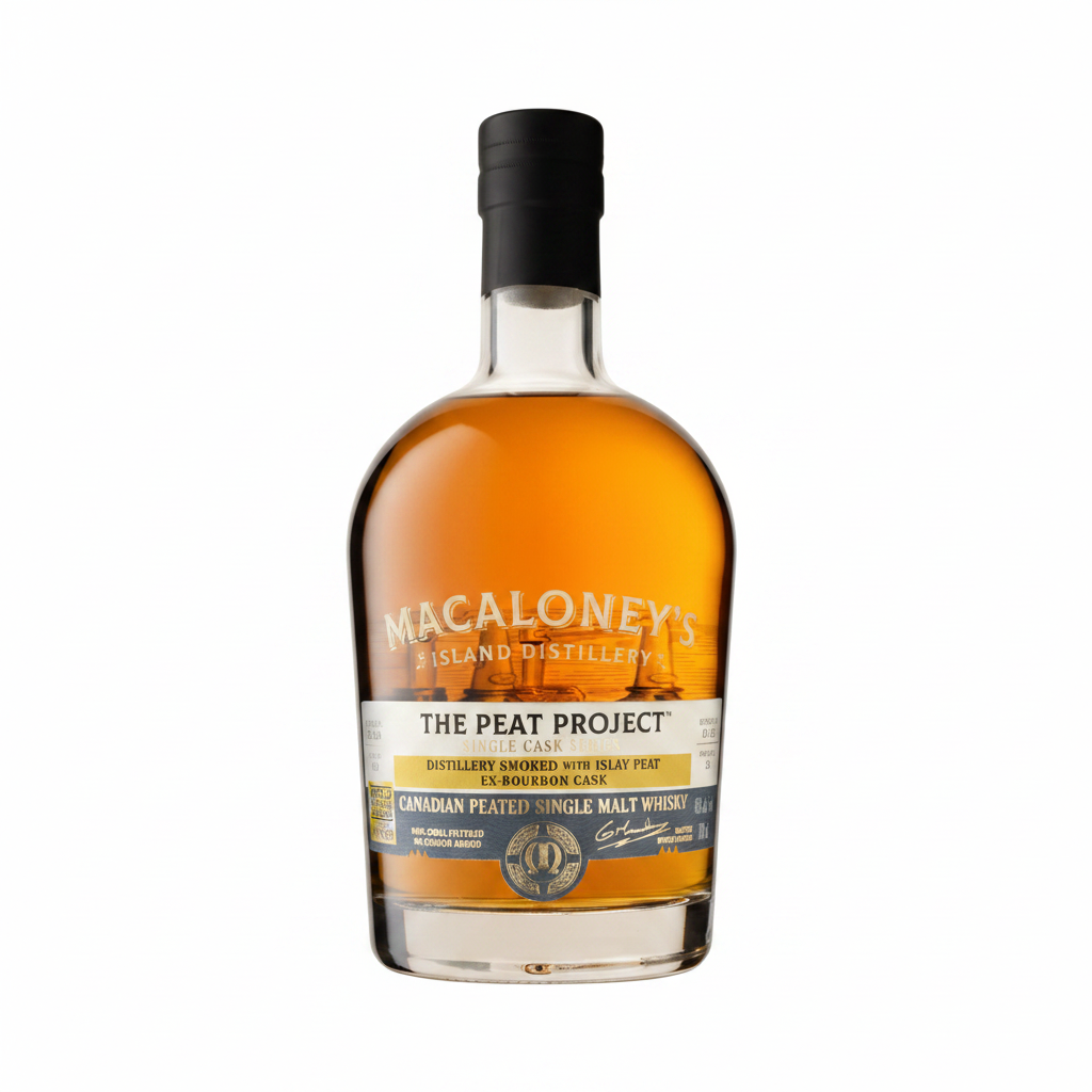 Buy Bottle of Macaloney's The Peat Project Canadian Peated Single Malt Whisky
