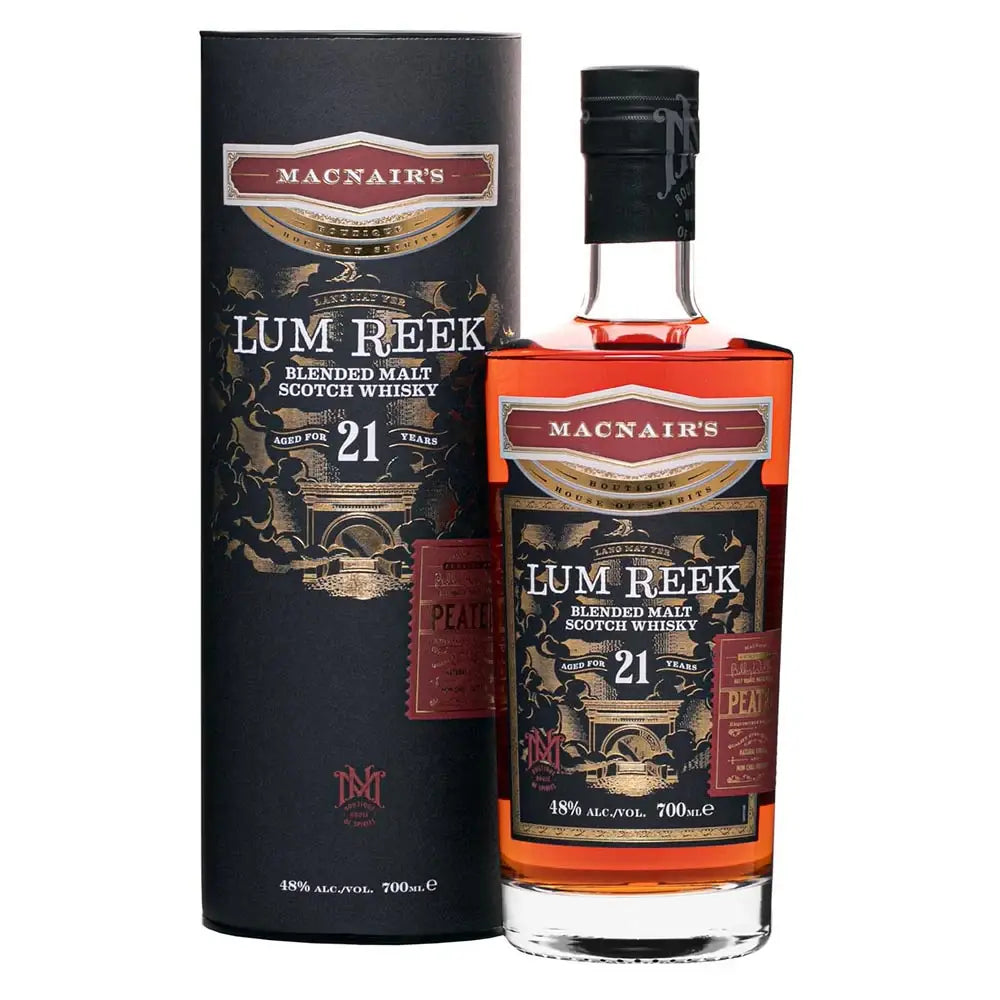 Macnair S Lum Reek Blended Malt Scotch Whisky Aged 21 Years 700Ml Bottle Image