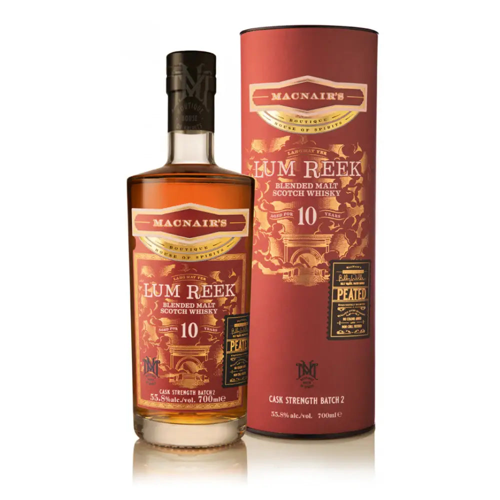 Macnair S Lum Reek Blended Malt Scotch Whisky Aged For 10 Years Cask Strength Batch 2 700Ml Bottle Image