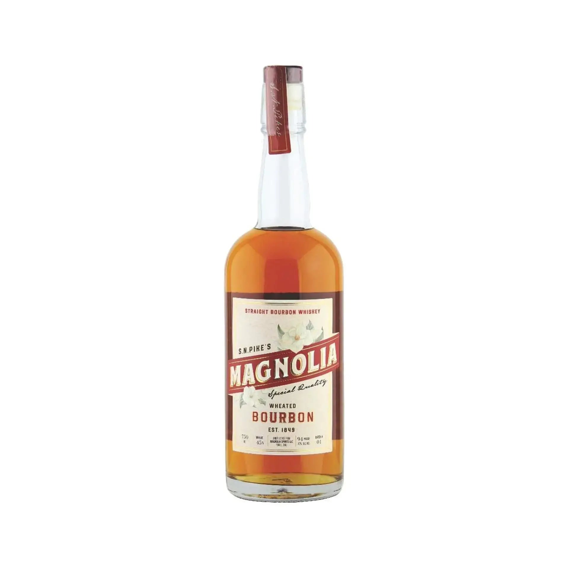 Magnolia Straight Bourbon Whisky Wheated Bourbon 750Ml Bottle Image