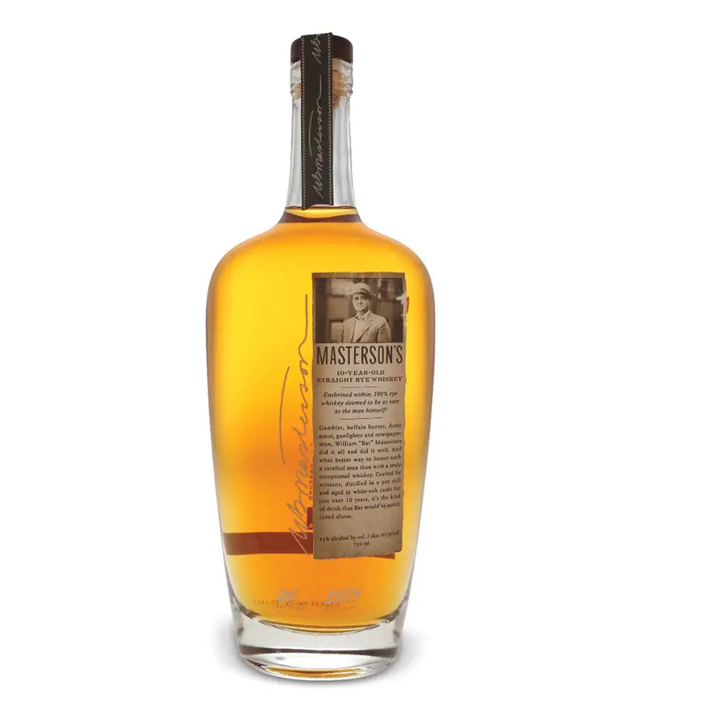 Masterson S 10 Year Old Straight Rye Whiskey 750Ml Bottle Image