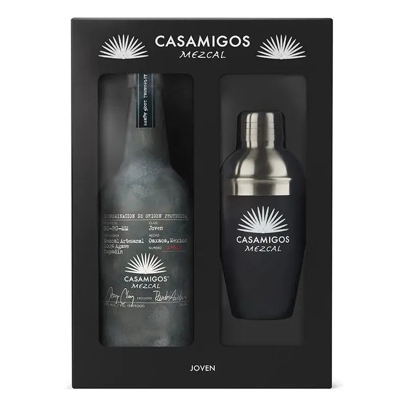 Buy Casamigos Mezcal Joven gift set with bottle and cocktail shaker