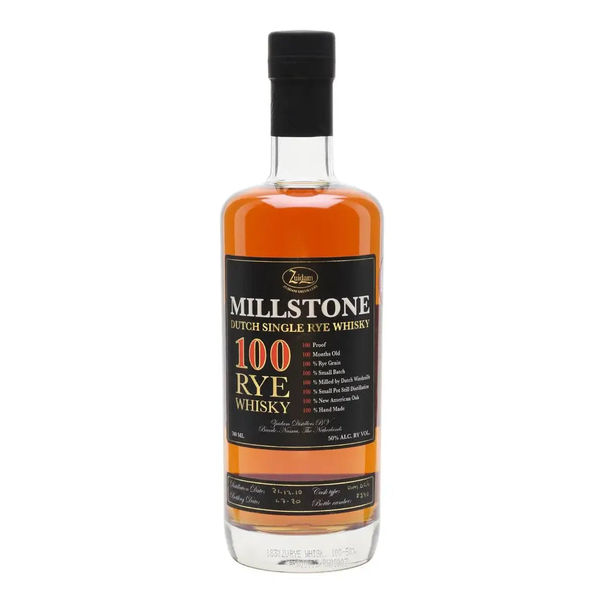 Millstone 100 Rye Whisky 700Ml Bottle Image