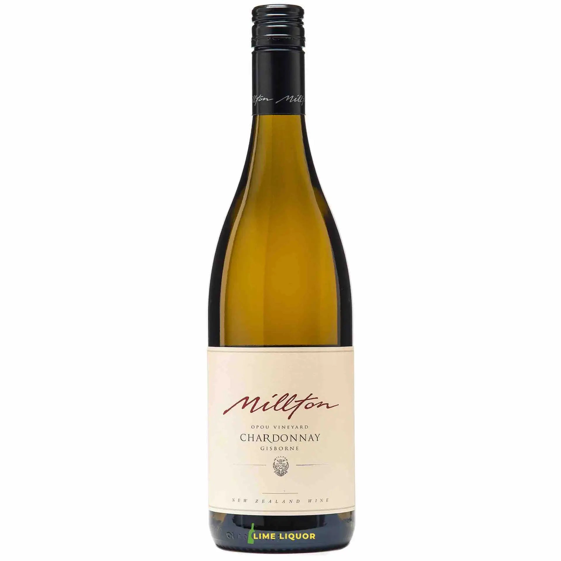 Buy Millton Opou Vineyard Chardonnay 750mL, New Zealand white wine bottle