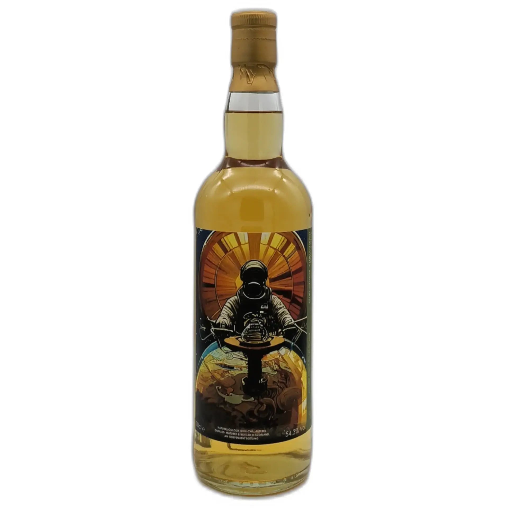 Moonbroch Spaceman Glen Moray Distillery Single Malt Scotch Whisky Vintage 2013 700Ml Bottle Image