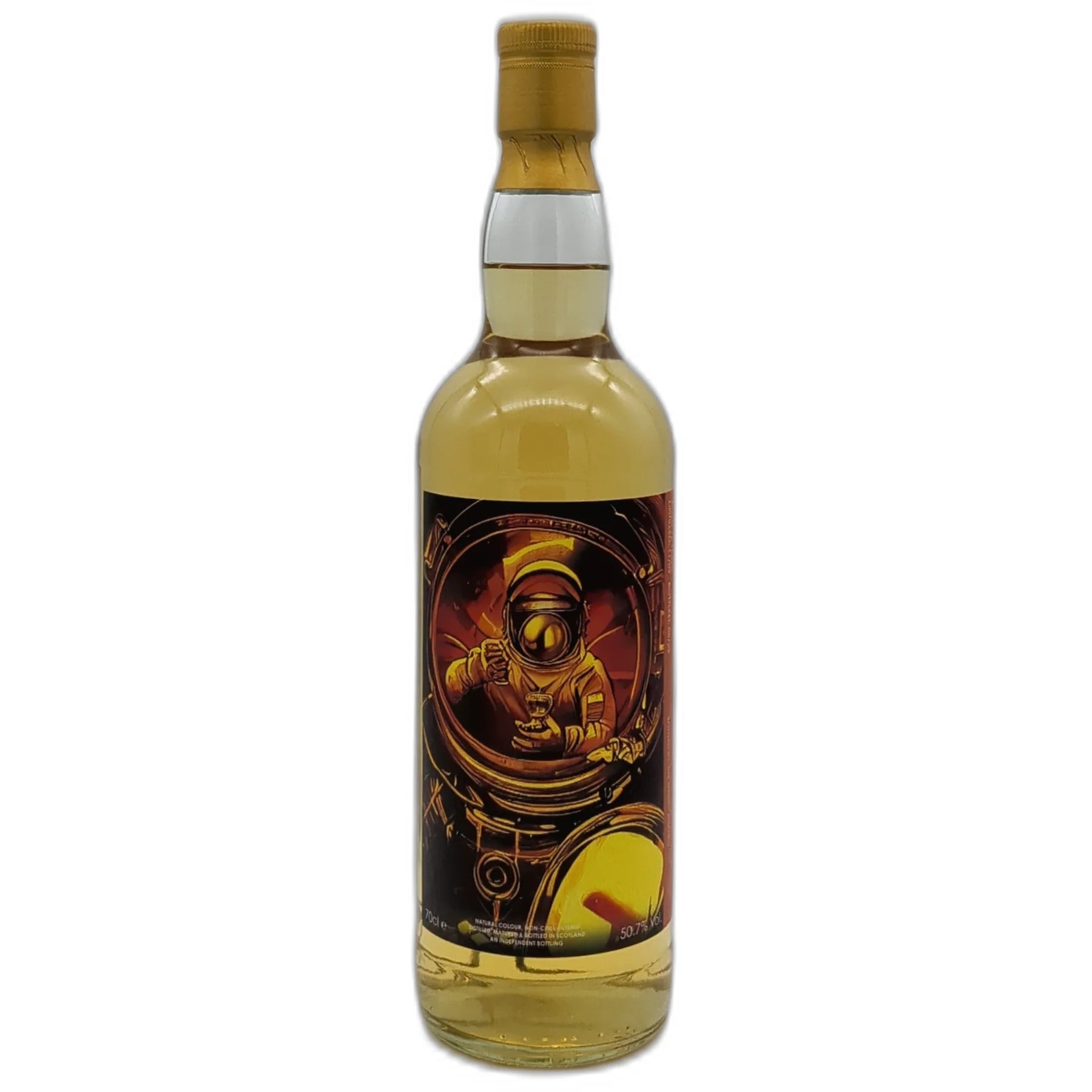 Moonbroch Spaceman Jura Single Malt Scotch Whisky Aged 12 Years Vintage 2009 700Ml Bottle Image
