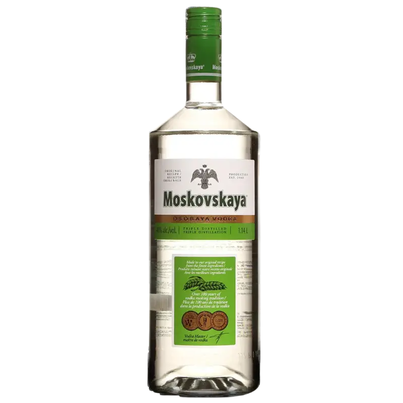 Moskovskaya Vodka 1 14L Bottle Image
