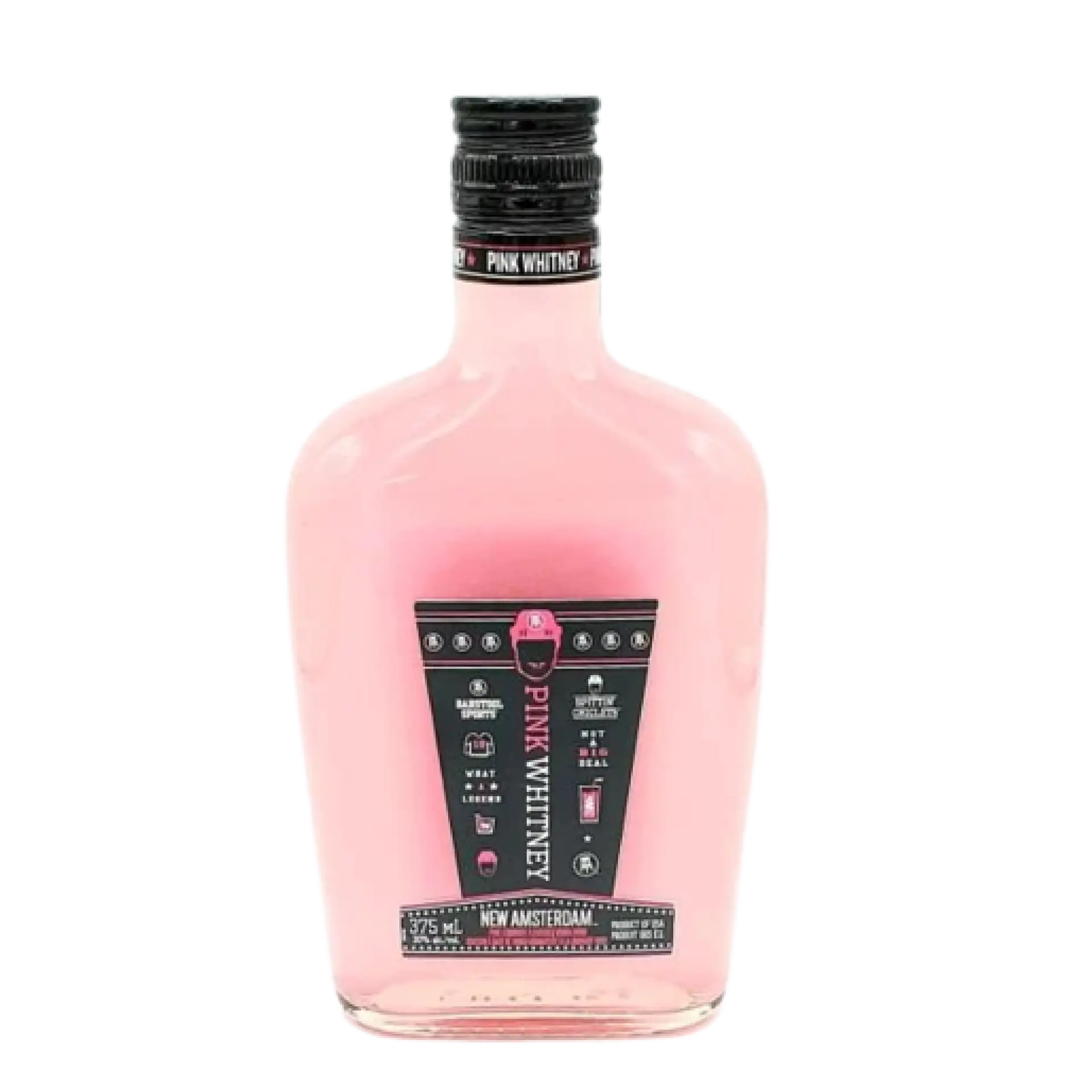 Buy Pink Whitney vodka 375mL, pink flavored spirit in a clear bottle, online liquor.