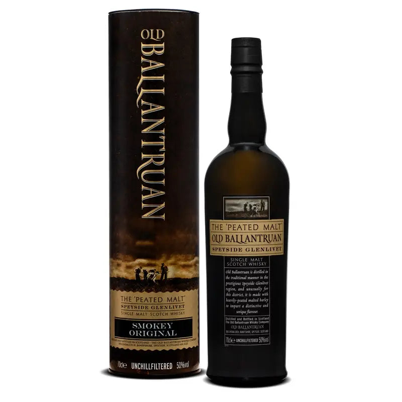 Old Ballanturan Peated Single Malt Scotch Whisky 700Ml Bottle Image