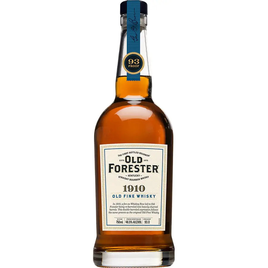 Buy Old Forester 1910 Old Fine Whisky, 750ml bourbon bottle with 93 proof label