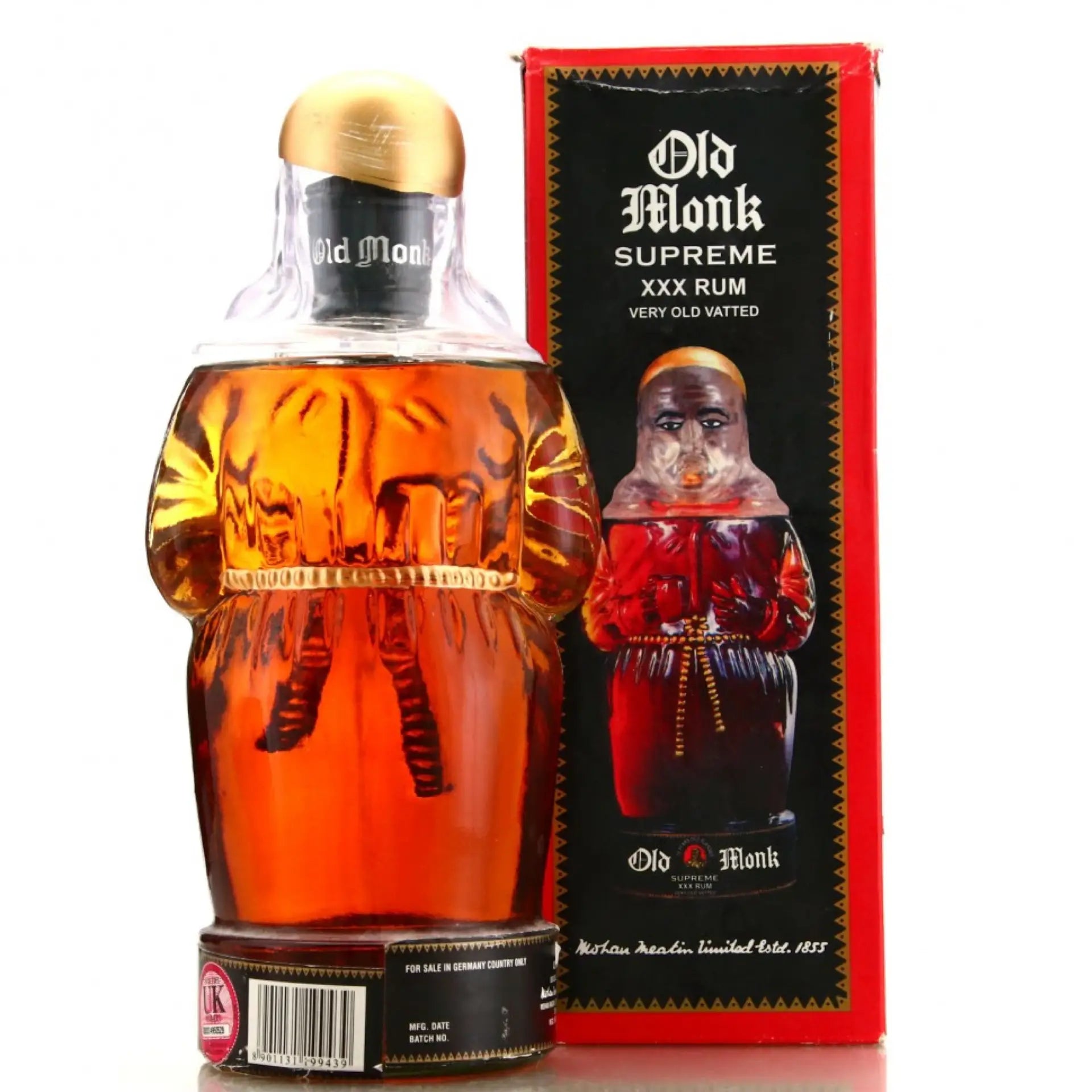 Old Monk Rum Supreme 750Ml Bottle Image