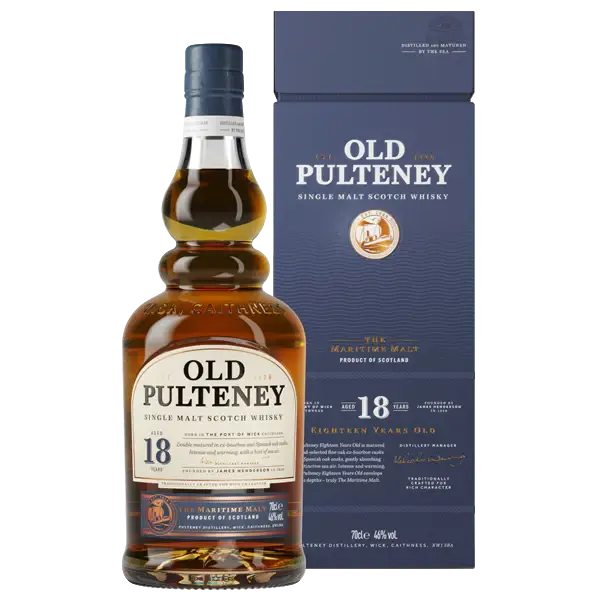 Old Pulteney Single Malt Scotch Whisky Aged 18 Years 750Ml Bottle Image