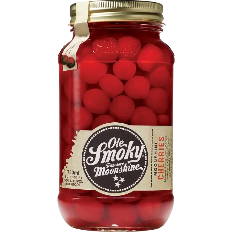 Ole Smoky Cherries Moonshine 750Ml Bottle Image