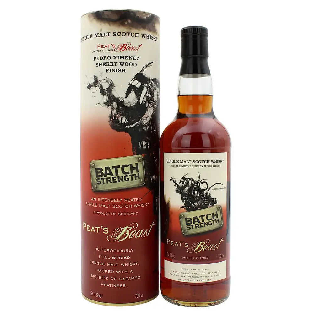 Peats Beast Single Malt Scotch Whisky Px Finish Batch Strength 700Ml Bottle Image