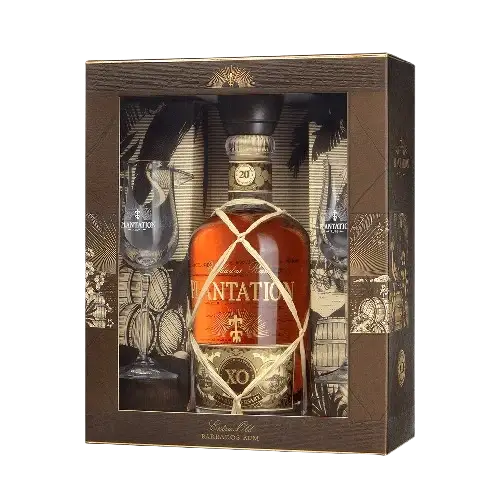 Plantation Xo 20Th Anniversary Gift Box With Glasses 750Ml Bottle Image