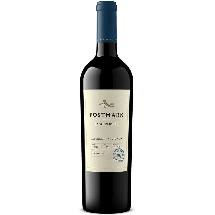 Buy Postmark Cabernet Sauvignon Paso Robles red wine bottle, 2020 vintage, 750ml.