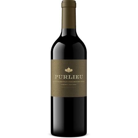 Bottle of Purlieu Sugarloaf Mountain Vineyard Cabernet Sauvignon 750mL wine showing the label and dark glass bottle.