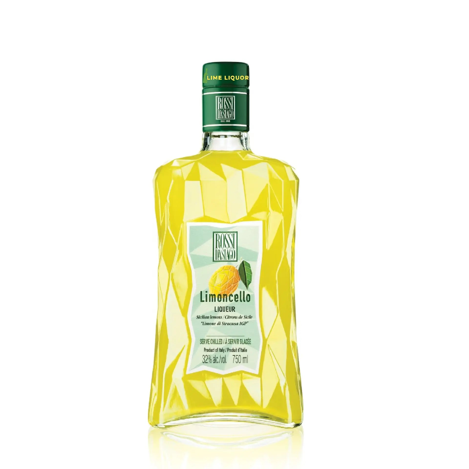 Buy Limoncello liqueur, 750ml bottle, yellow citrus lime liquor