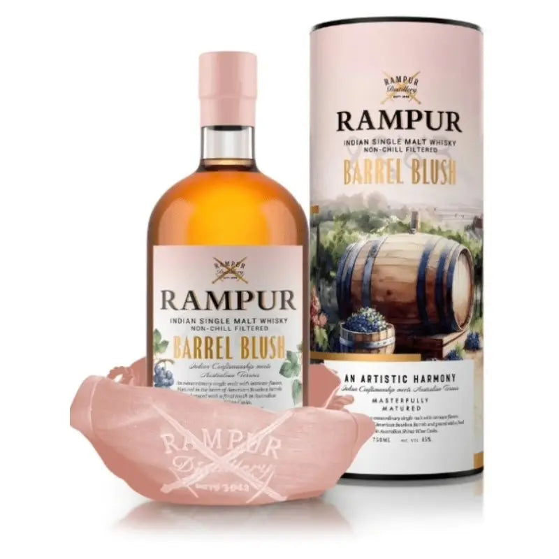 Rampur Single Malt Whisky Barrel Blush 750Ml Bottle Image