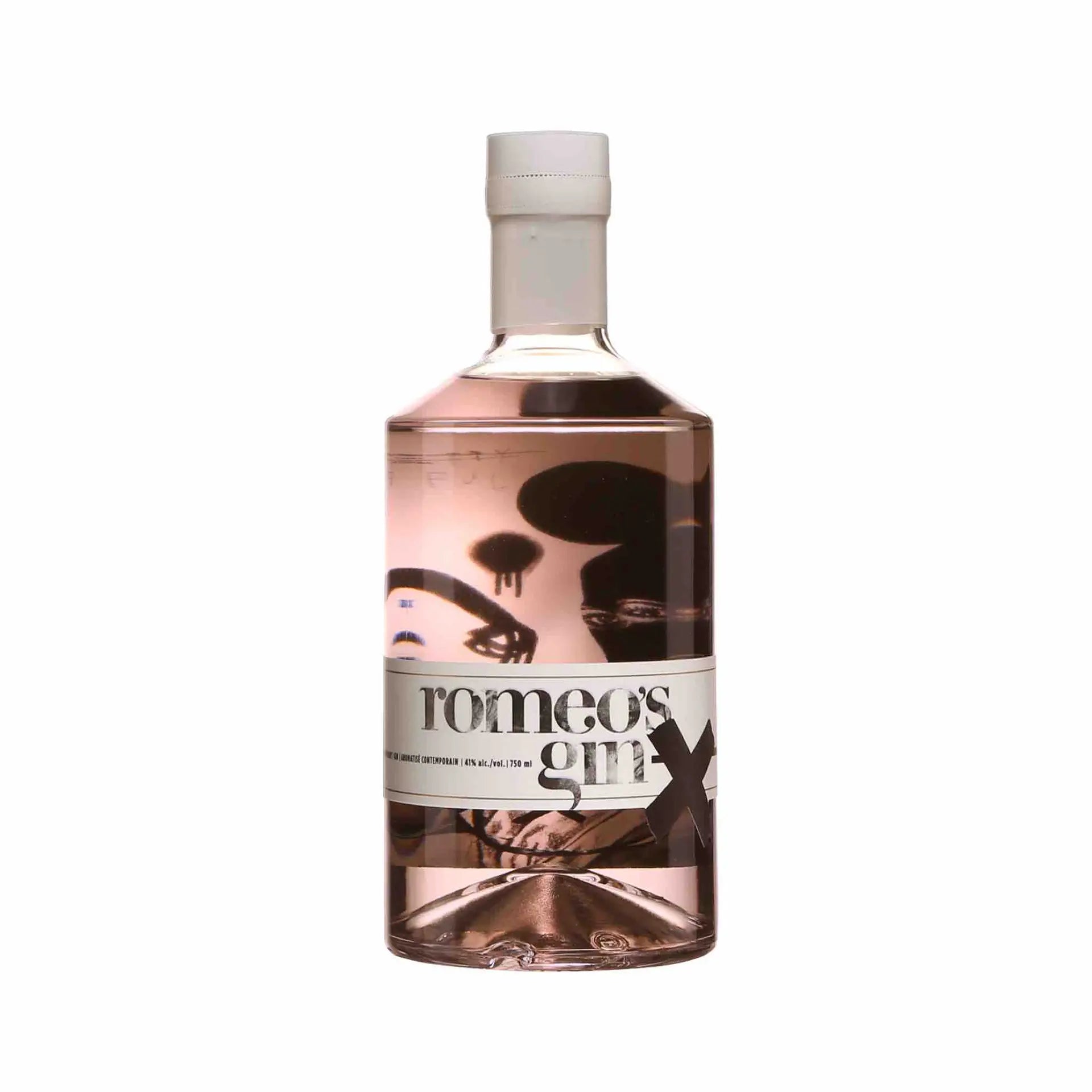 buy romeos gin 750ml bottle with sleek label and artistic design