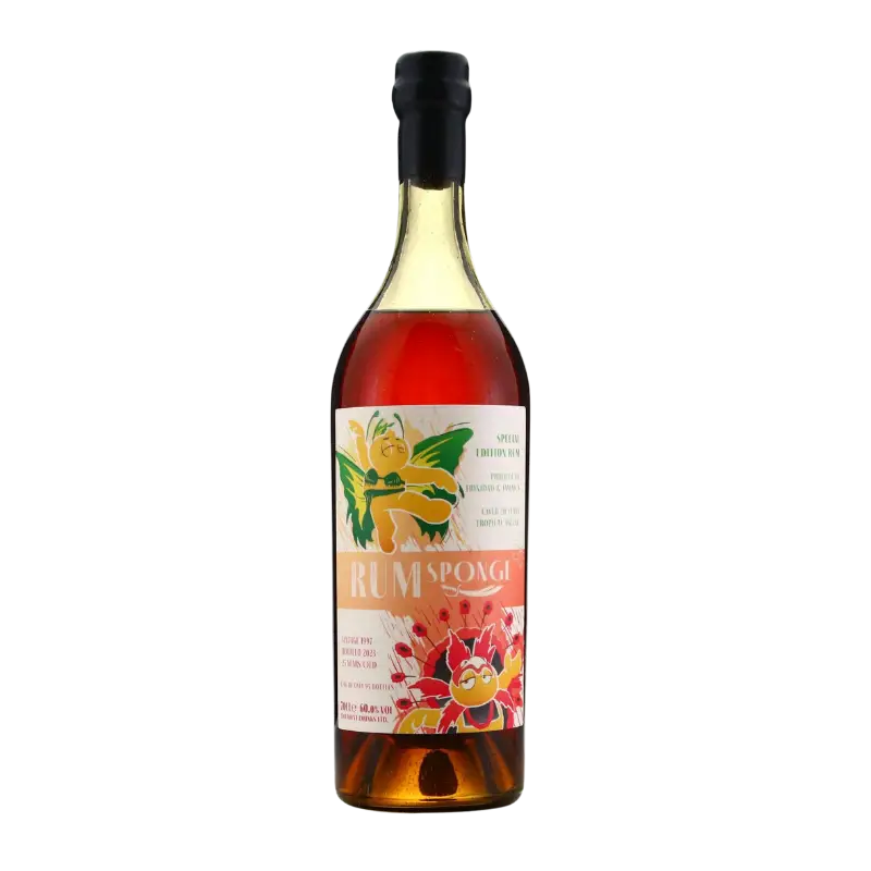 Rum Sponge Clarendoni 25 Year Old 1997 Vintage 700Ml Bottle Image