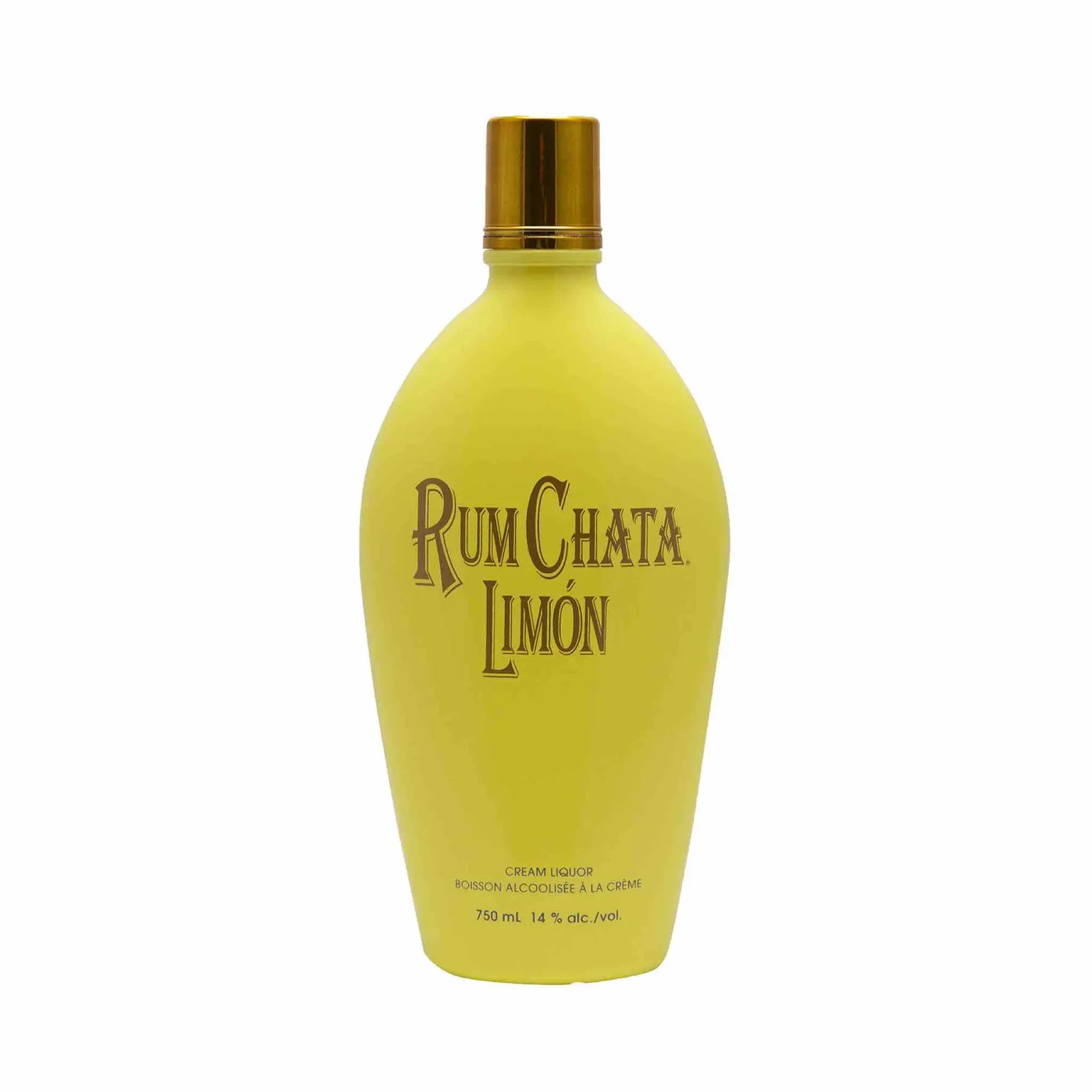 Buy RumChata Limón 750mL, a yellow bottle of lime cream liqueur, online in Canada