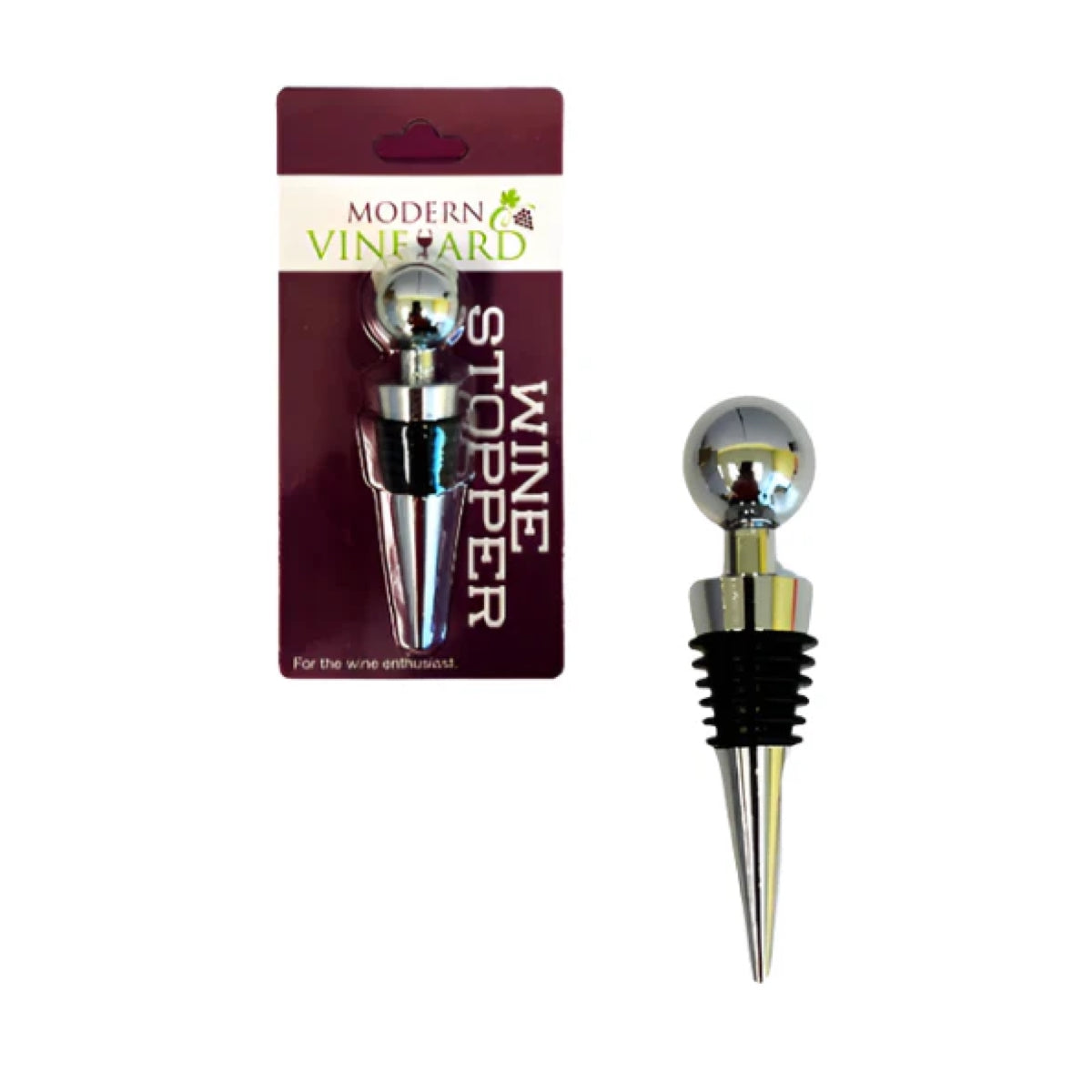 Stainless Wine Stopper (Set of 12)