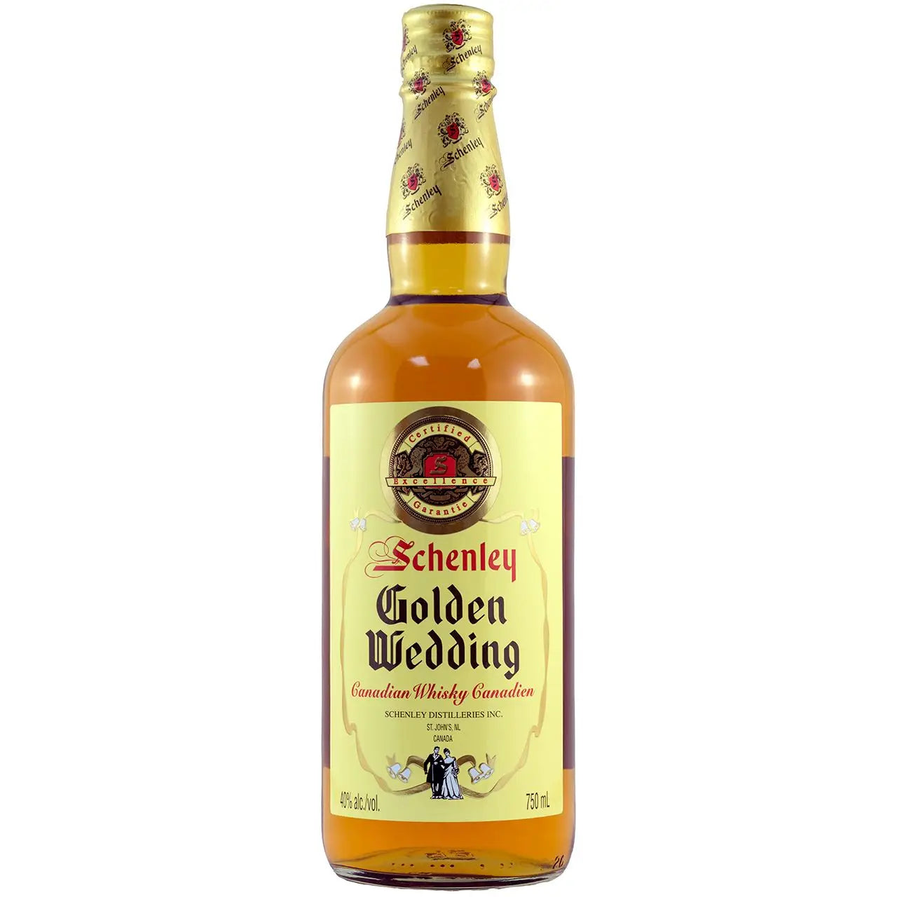 Schenley Golden Wedding Canadian Whisky 750Ml Bottle Image