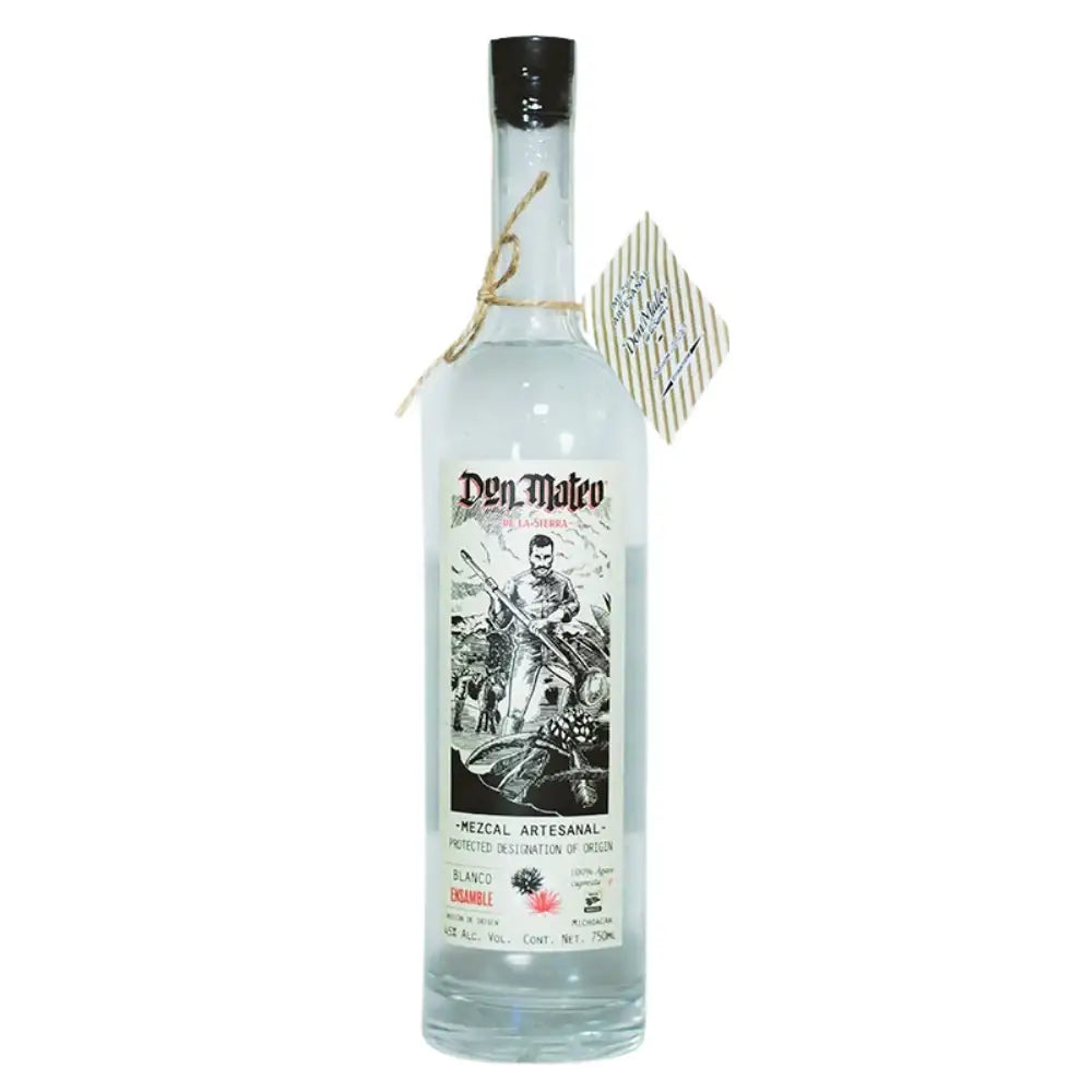 Don Mateo Mezcal Ensamble Cupreata Manso 1L Bottle Image