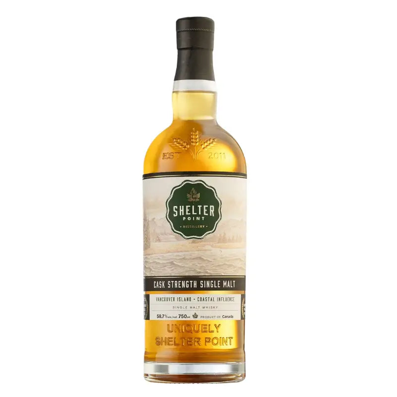Shelter Point Cask Strength Single Malt Whisky 750Ml Bottle Image