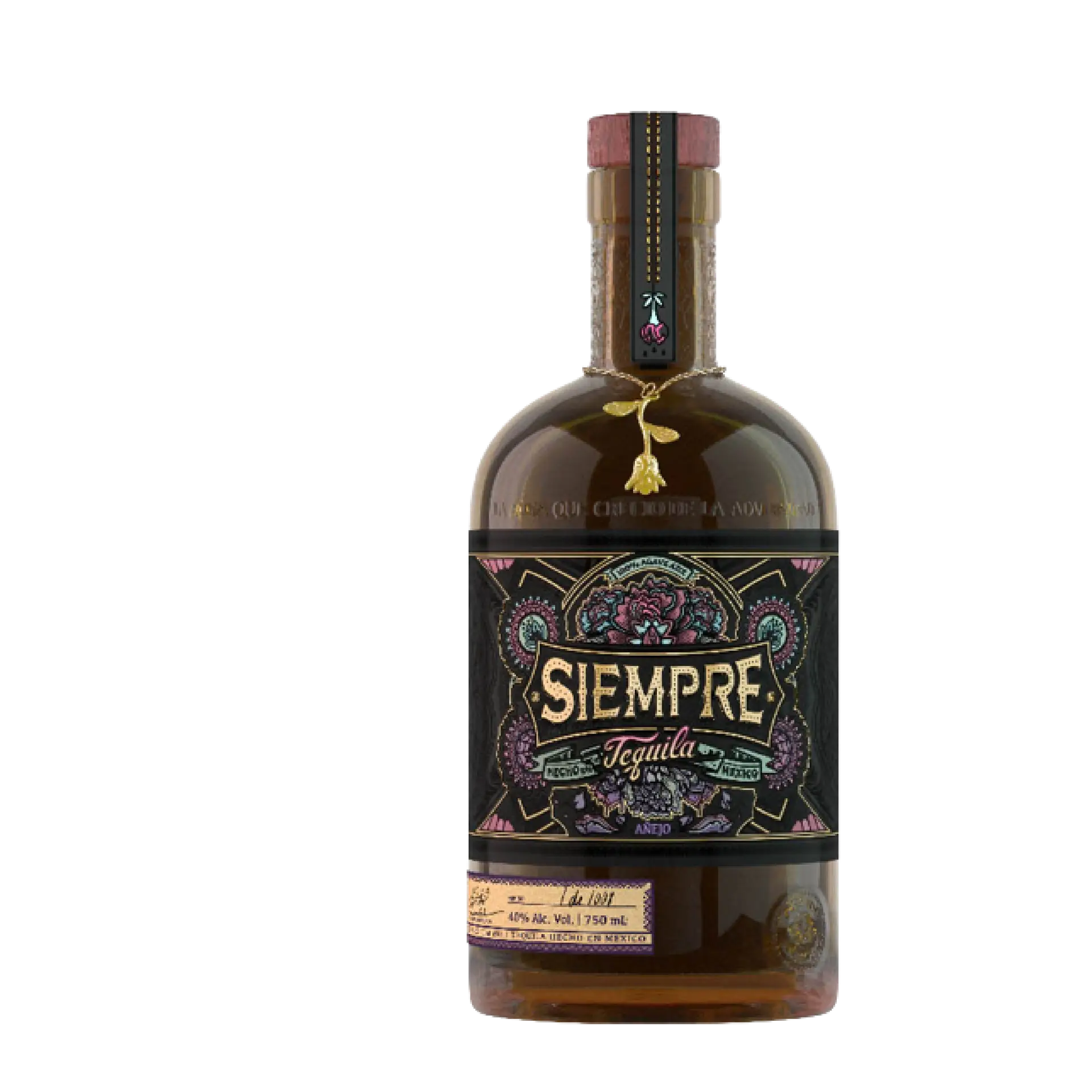 buy Siempre Anejo Tequila 750mL, premium aged tequila in decorative bottle