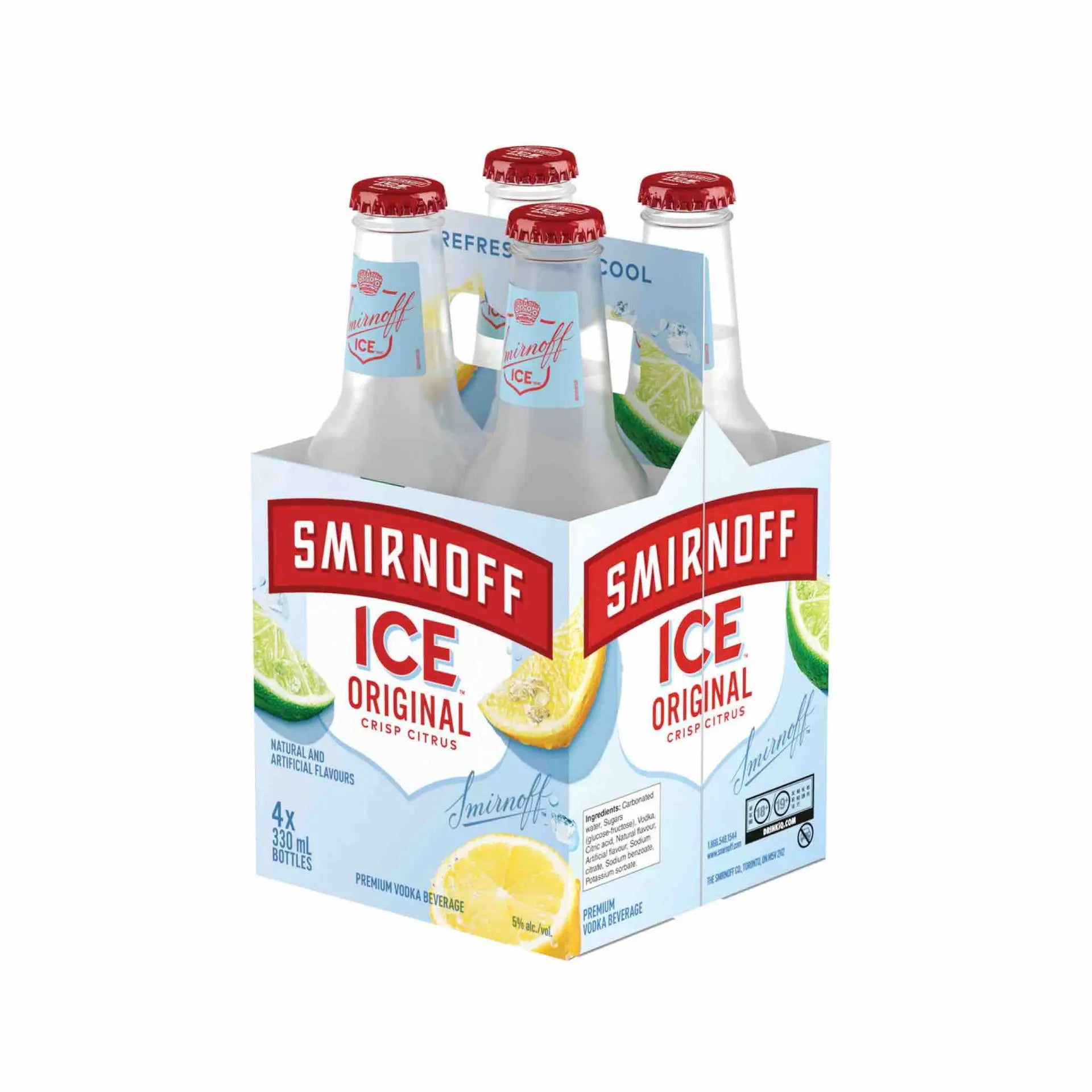 Buy Smirnoff Ice Original Crisp Citrus 4x330mL bottles