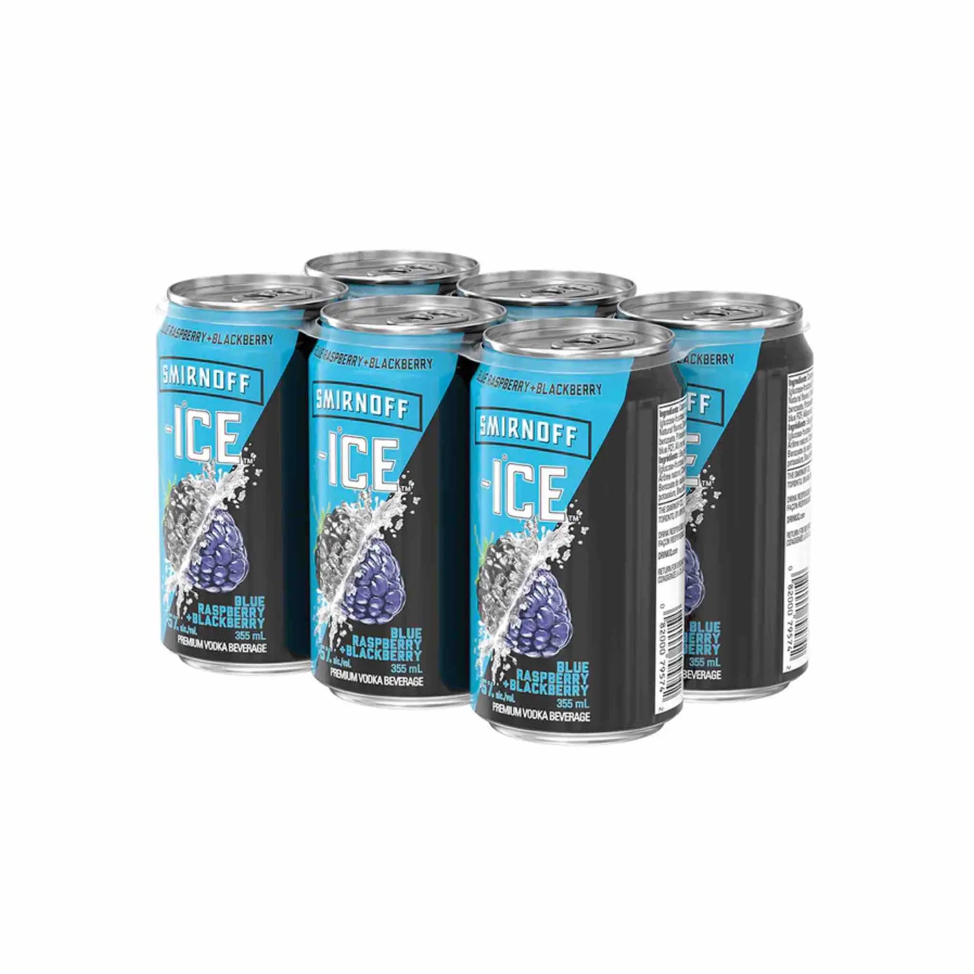 buy Smirnoff Ice Blue Raspberry Blackberry 6x355mL cans