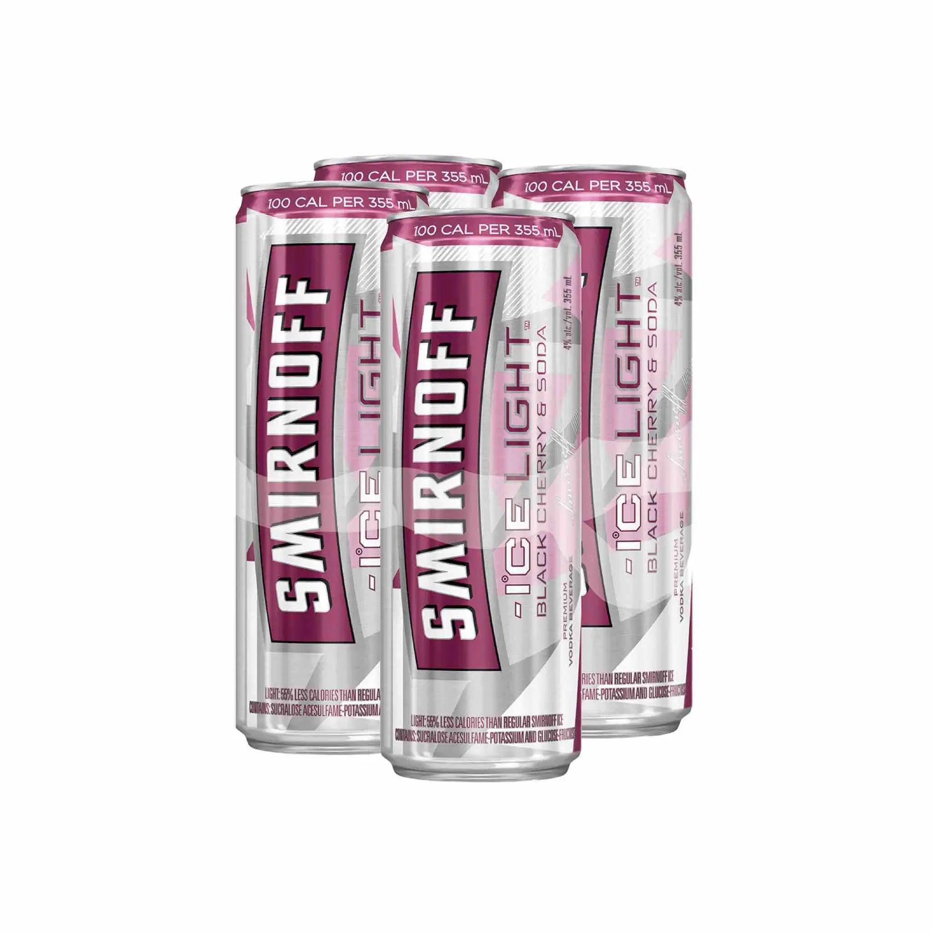 buy Smirnoff Ice Light Black Cherry Soda 4x355mL cans