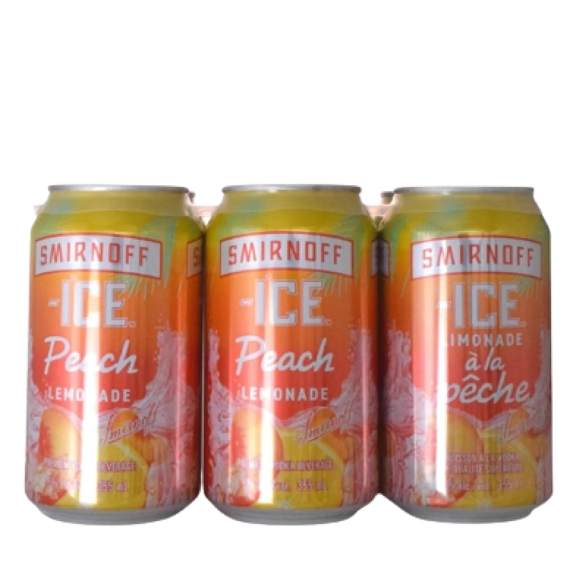 buy Smirnoff Ice Peach Lemonade 6 cans, peach lemonade flavored alcoholic beverage