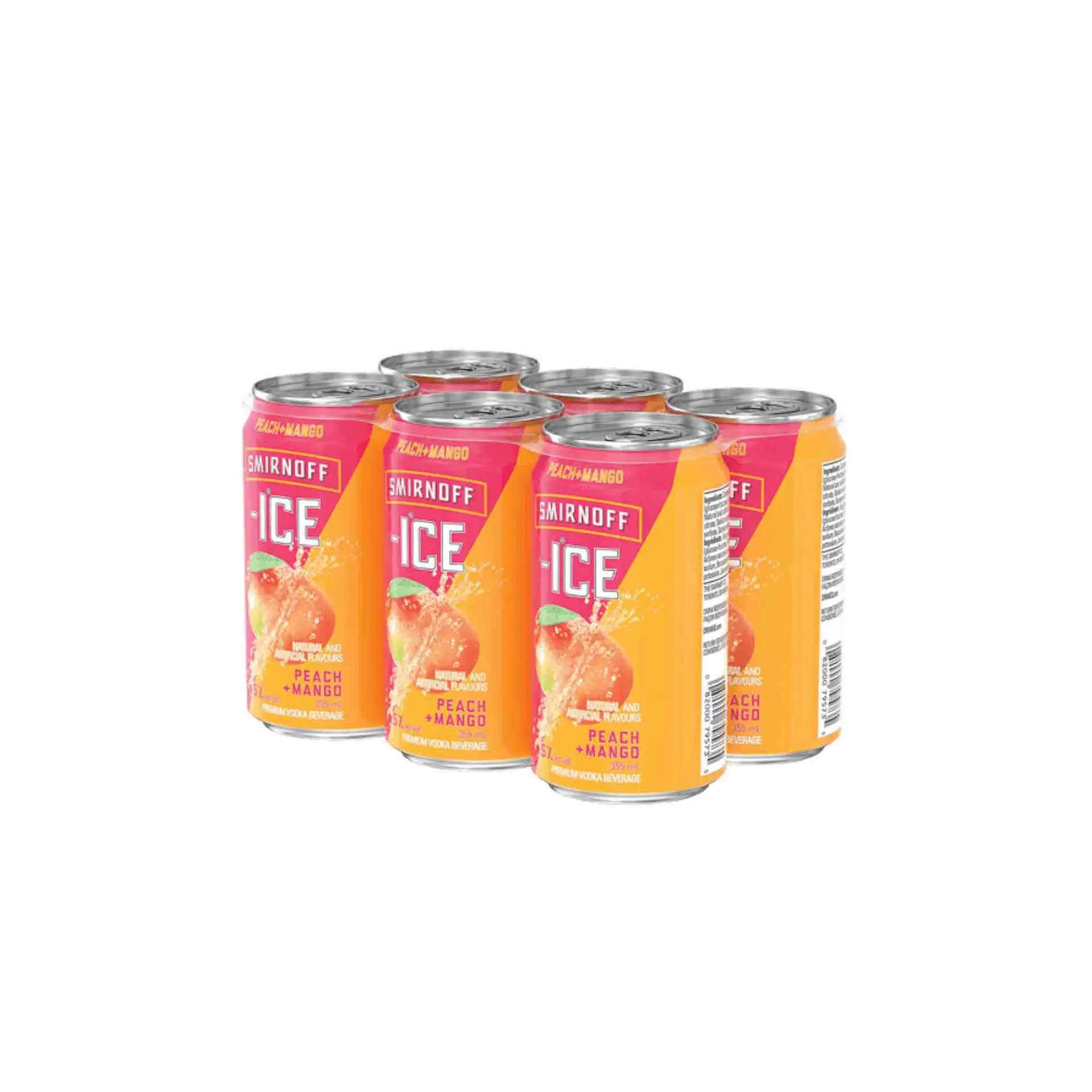 buy Smirnoff Ice Peach Mango 6x355ml cans