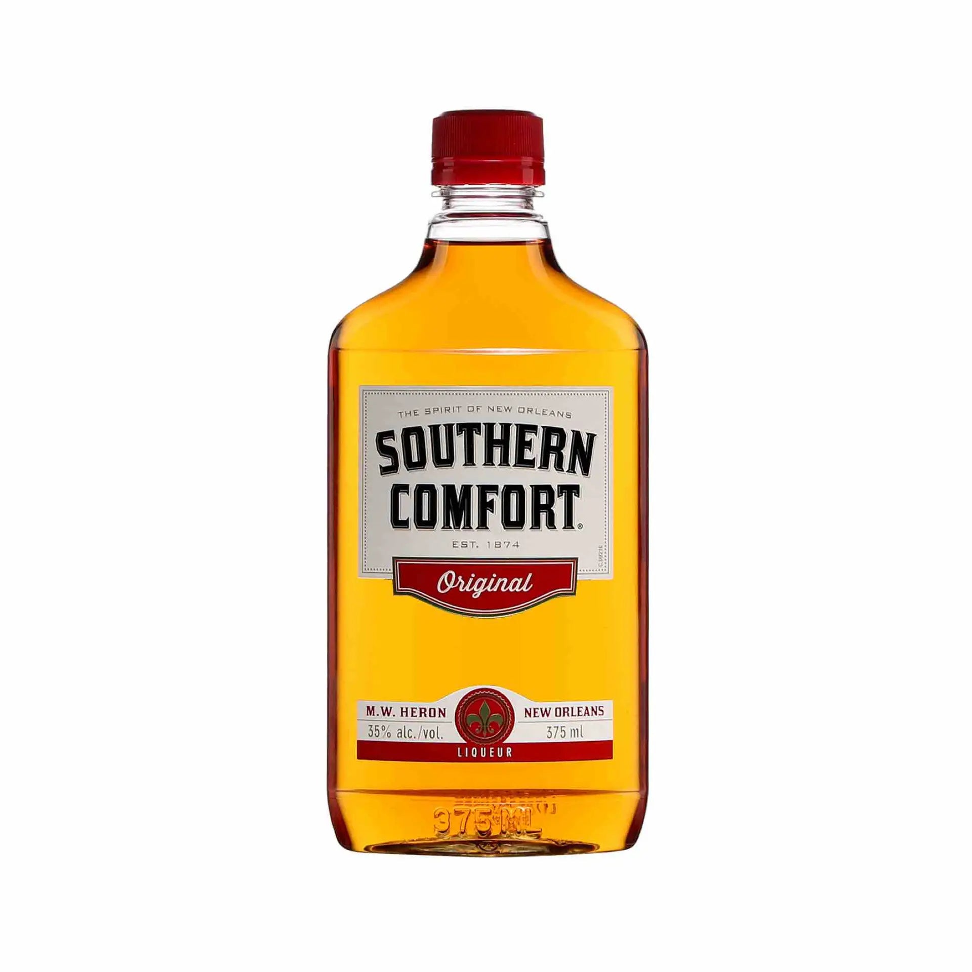 Buy Southern Comfort Original 375mL liqueur bottle with red cap, clear label, alcohol 35%