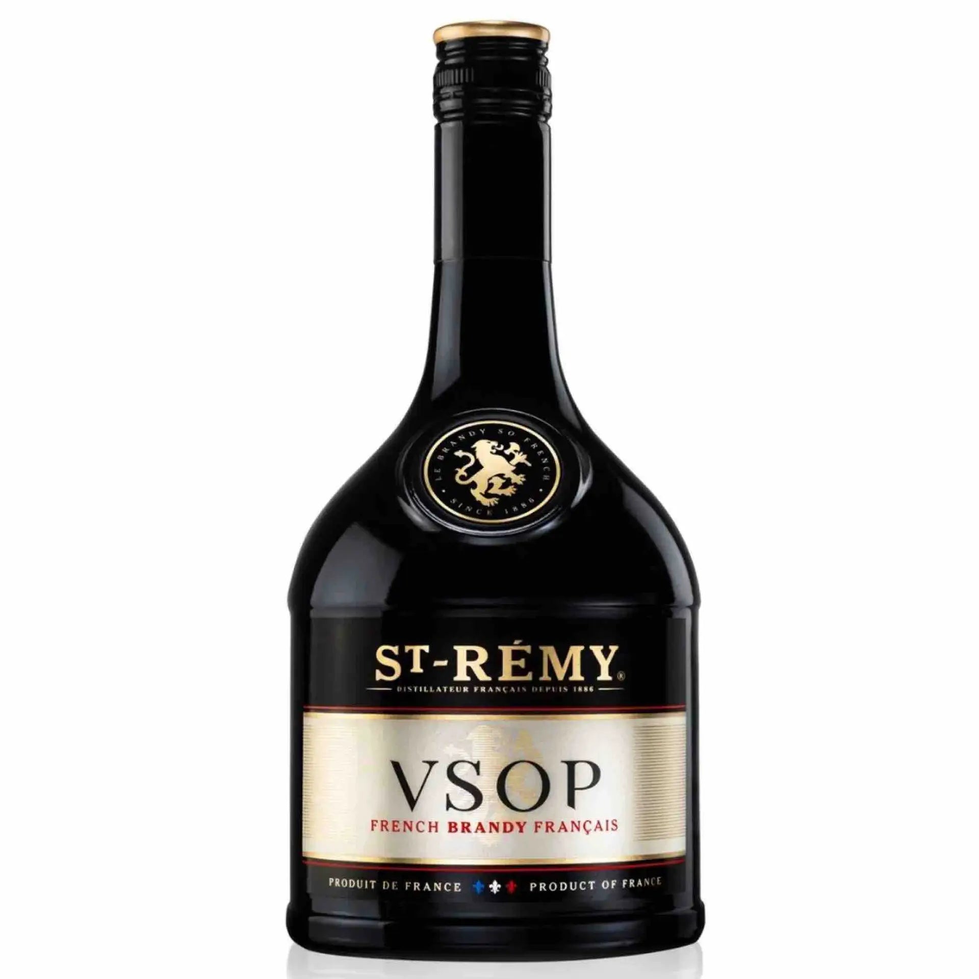 Buy St Remy VSOP French brandy bottle, black and gold label, online liquor store Canada