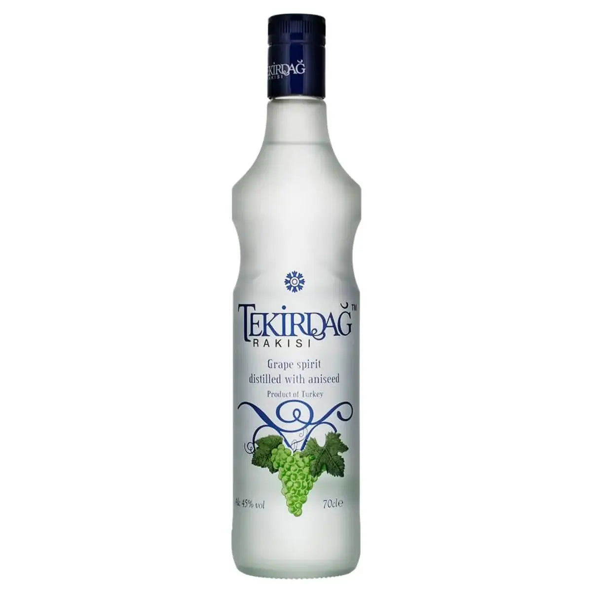Buy Tekirdag Rakisi grape spirit distilled with aniseed, 700ml bottle, product of Turkey