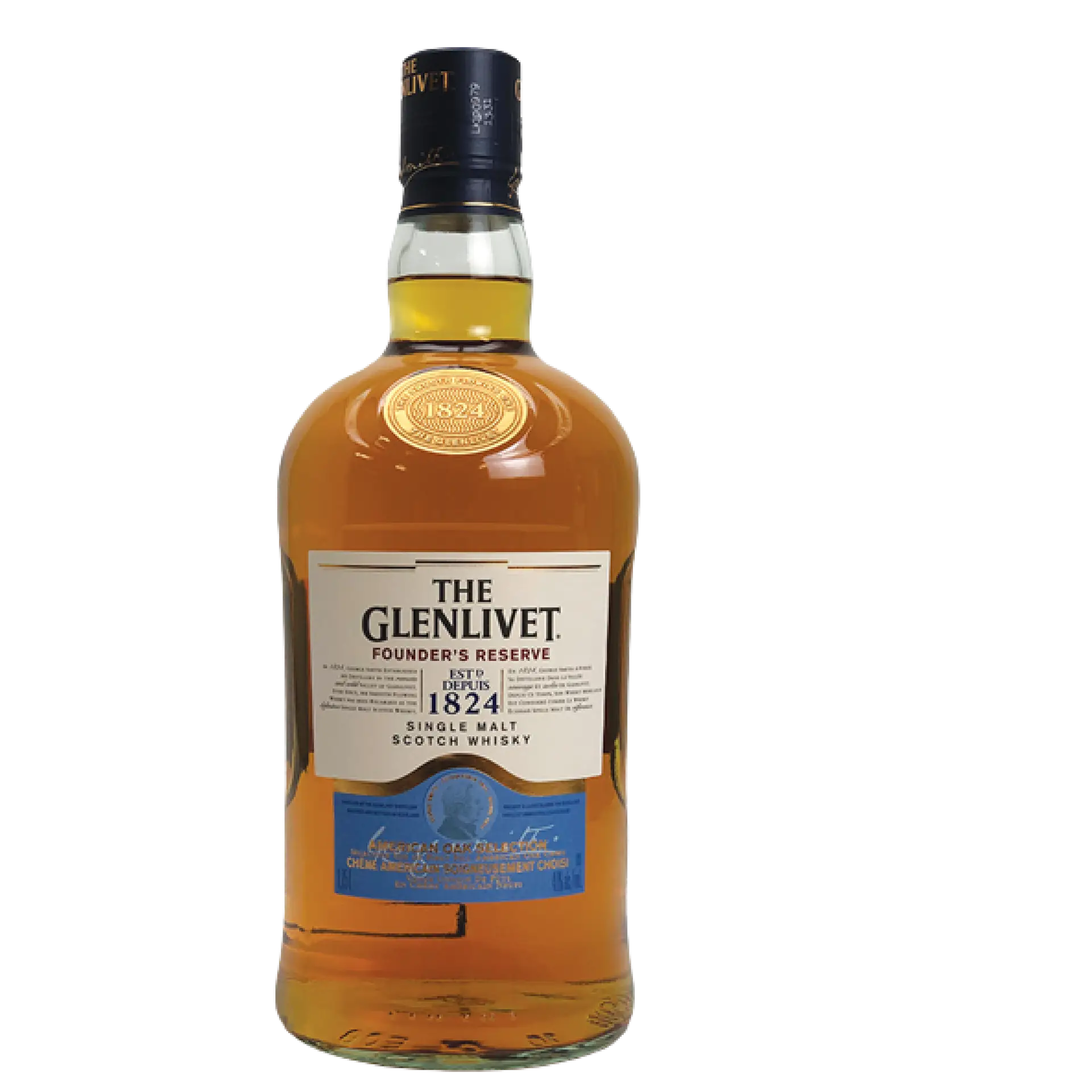Buy The Glenlivet Founder's Reserve Scotch Whisky 1.75L, single malt whisky bottle