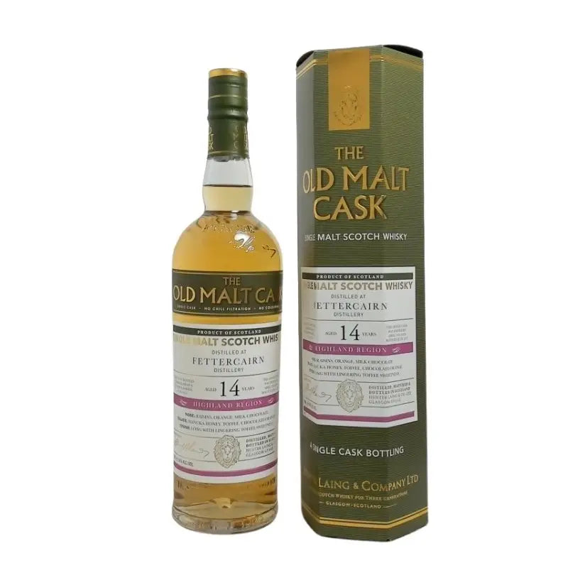 The Old Malt Cask Single Malt Scotch Whisky Fettercairn Distillery Aged 14 Years 700Ml Bottle Image