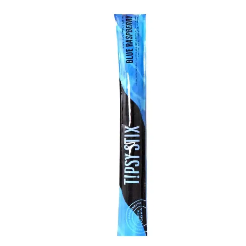 Tipsy Stix Blue Raspberry 50X125Ml Bottle Image