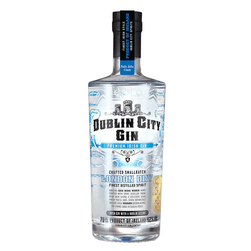 Dublin City Irish Dry Gin 700Ml Bottle Image