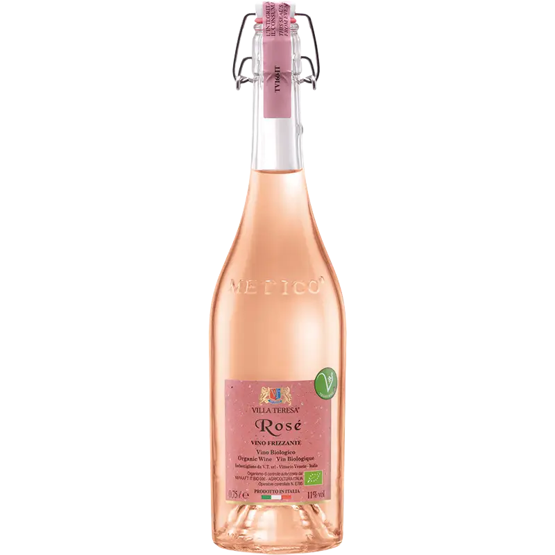 Villa Teresa Organic Rose Frizzante 750Ml Bottle Image