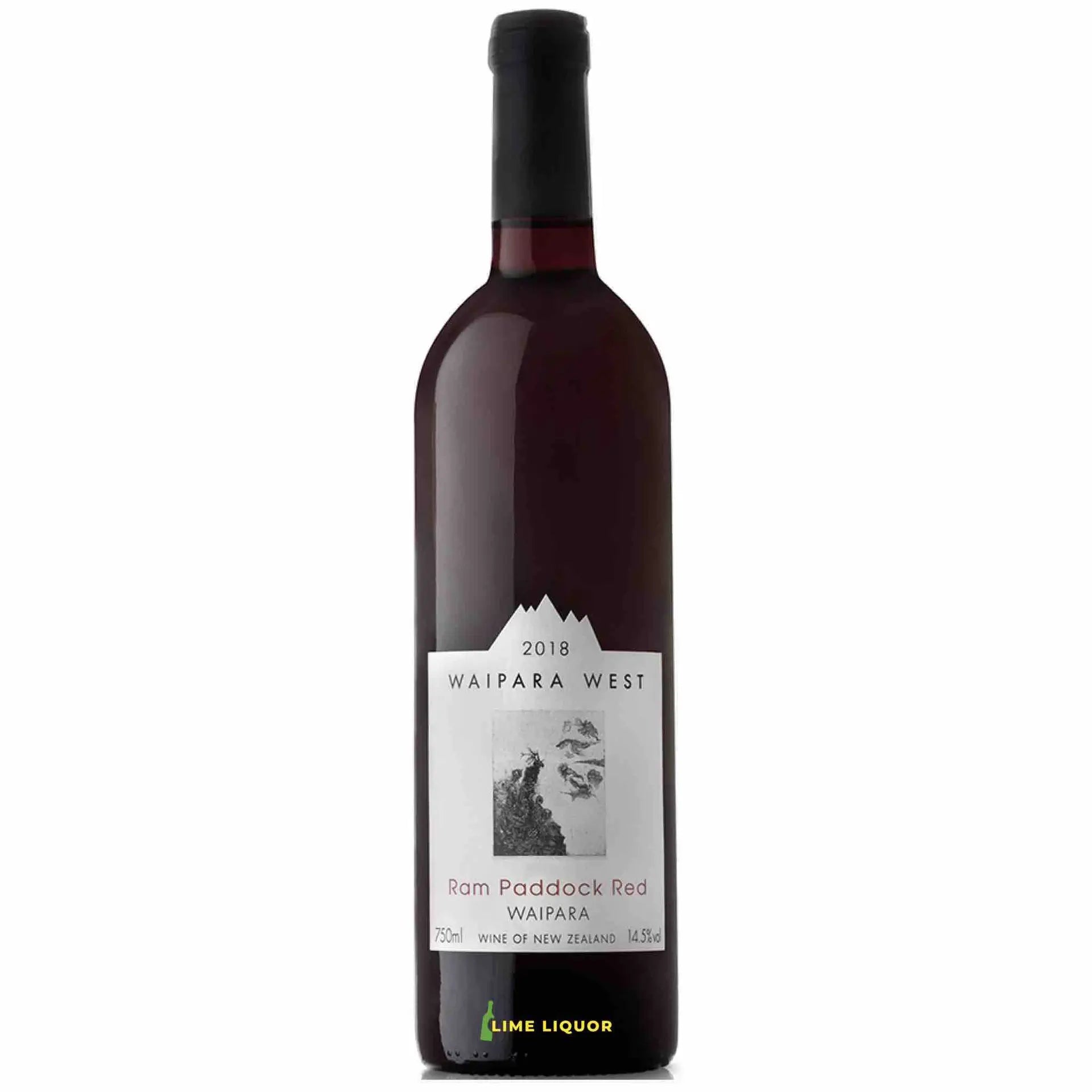 Buy Waipara West Ram Paddock Red 750mL New Zealand red wine bottle