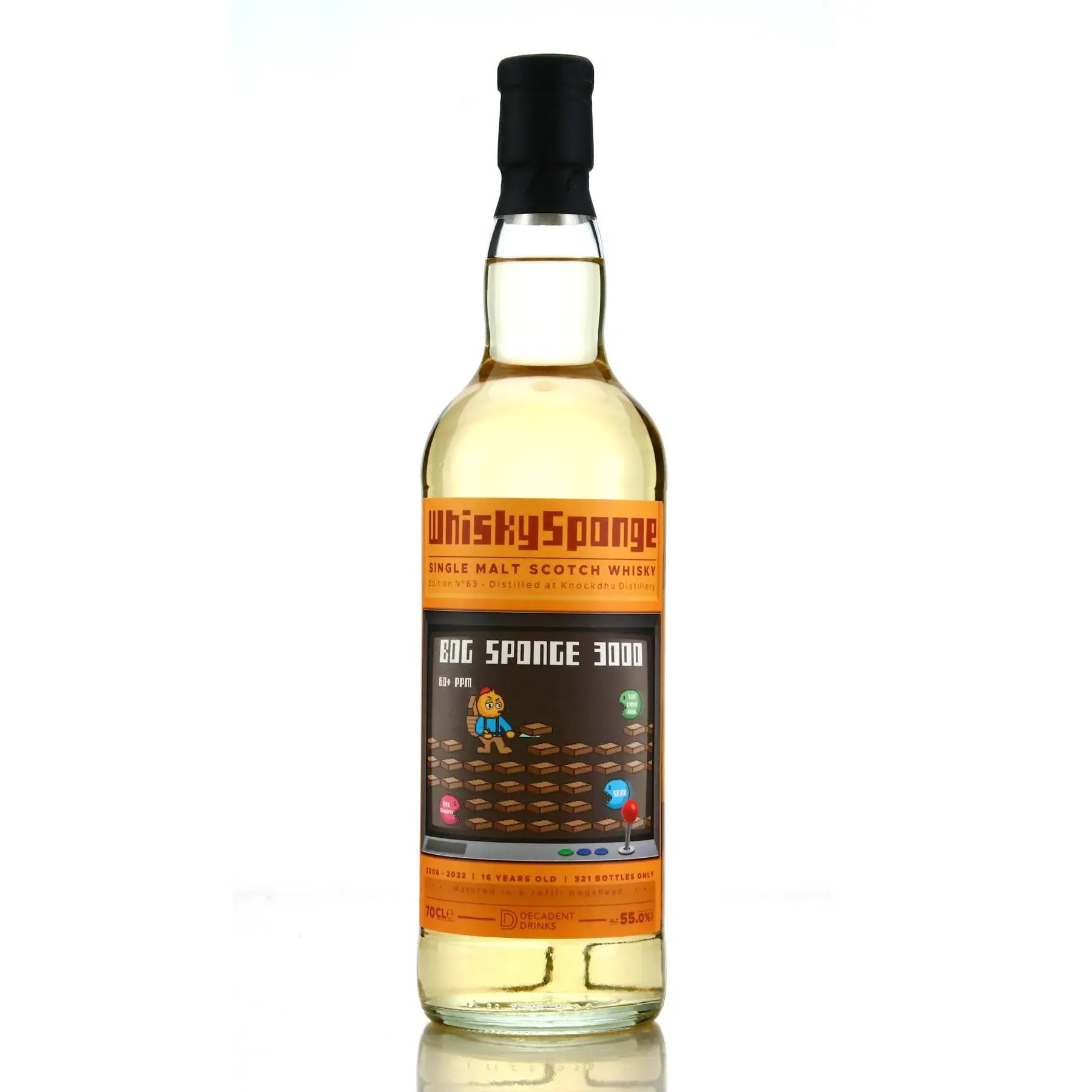 Whisky Sponge Knockdhu Distillery Single Malt Scotch Whisky Aged 16 Years 700Ml Bottle Image