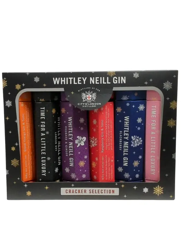 Whitley Neil Gin Cracker Gift Pack 6X50Ml Bottle Image