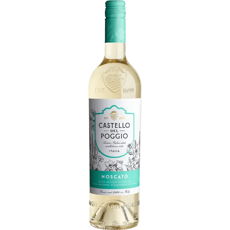 Zonin Castello Del Poggio Moscato 750Ml Bottle Image