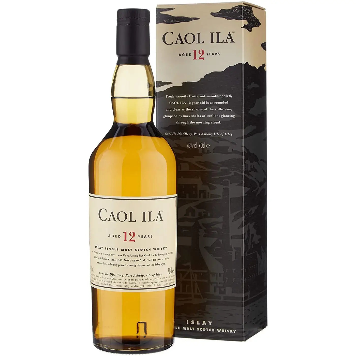 Caol Ila 12 Years Old Islay Single Malt Whisky 750Ml Bottle Image